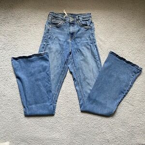 Topshop MOTO Jeans Blue Men's W25 Mens Adult Length 32 Coin Pockets Button Zip